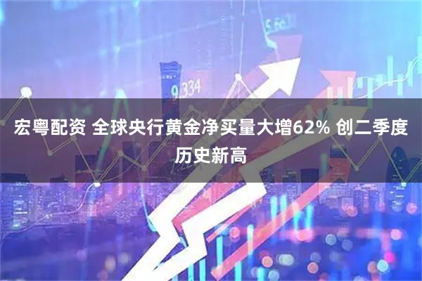 宏粤配资 全球央行黄金净买量大增62% 创二季度历史新高